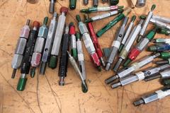 Threaded ID Go/No-Go Gauges, Standard SAE Sizes from 2/56 - 1-1/8"