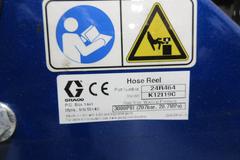 Graco XD Series Air Powered Rewind Hose Reel with Parker 1" 1275 psi Hose