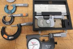 Starrett, Lufkin, Mitutoyo, Assorted Indicators, Pressure, Vernier 0-1" and 1-2"