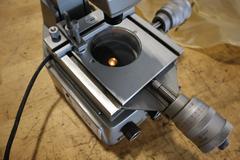 Mitutoyo ToolMakers Microscope, 2X Lens, 15X Eyepiece Lens, Micrometer Stage Adjusts, Illumination