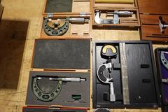 Micrometers, Assorted Blade, Flange, Pressure, Depth, and Standard Micromters