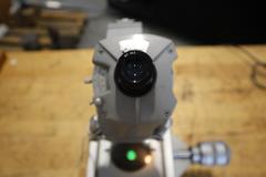 Mitutoyo ToolMakers Microscope, Surface and ProfileIllumination, 2X Lens, 15X Eyepiece Lens, Micrometer Adjust Stage Travels