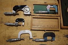 Micromteters and Caliper Gages - Assorted