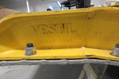 Vestil Manufacturing Dock Aluminum Plate with Side Rails, 60" x 60" 10,000 lb Capacity