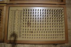 Meyer Pin / Plug Gages in Wood Cabinet: M1 Plus, M15 Plus, M2 Plus, M-25 PLus