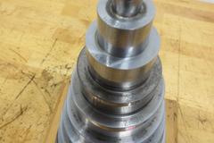 Size Control Co. Mikemaster .500"- 6.000" Tree Setting Standard 1/2" Increments on Stand with Sheffield 2.5001 Master Ring Guage