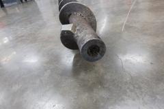 Used Haas VM/VF-3 Series 110" x 3.75" Spiral Chip Auger Screw with .75" ID Drive End