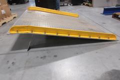 Vestil Manufacturing Dock Aluminum Plate with Side Rails, 60" x 60" 10,000 lb Capacity