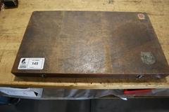 Mitutoyo 12"-16" Micrometer w Standards, Wood Case