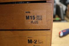 Meyer Pin / Plug Gages in Wood Cabinet: M1 Plus, M15 Plus, M2 Plus, M-25 PLus