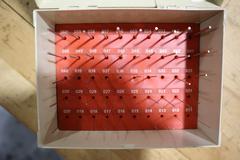 Vermont A Series Pin Gages .011-.060" -Plus, Metal Case
