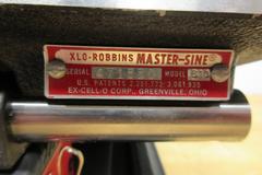XLO-Robbins Master-Sine Precision Ground Adjustable Angle Plate, Model B10