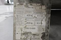 Vestil Manufacturing Dock Aluminum Plate with Side Rails, 60" x 60" 10,000 lb Capacity