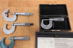 Starrett, Lufkin, Mitutoyo, Assorted Indicators, Pressure, Vernier 0-1" and 1-2"