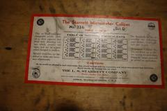 Starrett Micrometers: Starrett 6-12" and 9-12" and (1) Other 12-13"