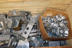 Large Assortment of Electrical / Electrician Hardware – Boxes, Connectors, Terminals, Straps & More