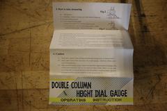 Height Gauge, 18" Double Column Dial Type, .001" Res