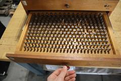 Meyer Pin / Plug Gages in Wood Cabinet: M1 Plus, M15 Plus, M2 Plus, M-25 PLus