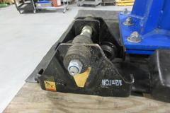 Vestil Portable Swivelng Jib Crane, 500 Lb Capacity with CM Shopstar 500# Electric Chain Hoist, Weighted Jib Base