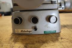 Mitutoyo ToolMakers Microscope, Surface and ProfileIllumination, 2X Lens, 15X Eyepiece Lens, Micrometer Adjust Stage Travels