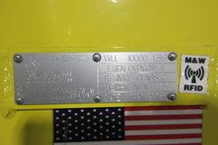 Olsen Chain Forklift Lifting Beam, Inside Pin Mount, 10,000 lb Capacity. And Freno Swiveling Lift Eye with 5/8" Stud