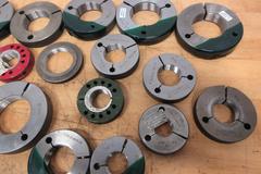 Ring ID Thread Gauges, Mostly Standard Sizes 1-1/4" Thru 2-3/4"", Brands DoAll, Alameda, Godwin