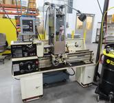 Jet GHB-1340A 13" x 40" Engine Lathe with Sandvik Oscillation Drive For Polishing and Prab PFA-20 Paper Filtration