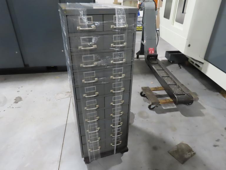Metal Cabinet, 20 Drawers