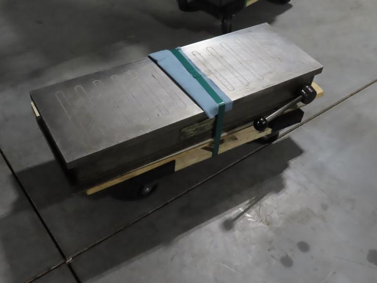 Brown & Sharpe No. 824 8"x24" Permanent Magnetic Chuck 