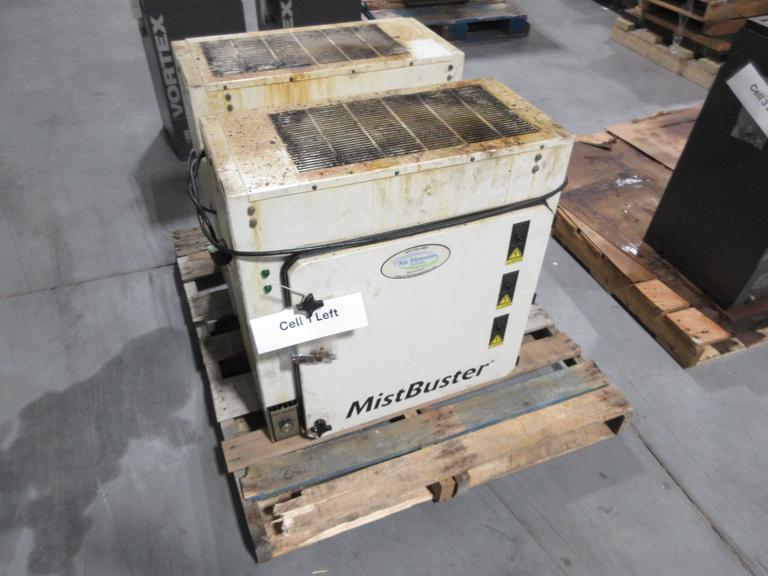 MistBuster 850 (x2) Variable Speed Mist Filtration Units