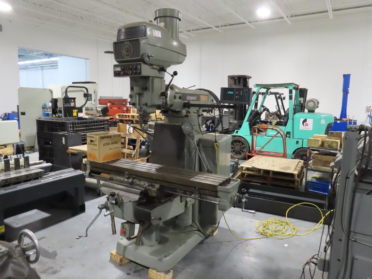 Bridgeport Series II-4HP Vertical Knee Mill with Acu-Rite 2-Axis DRO