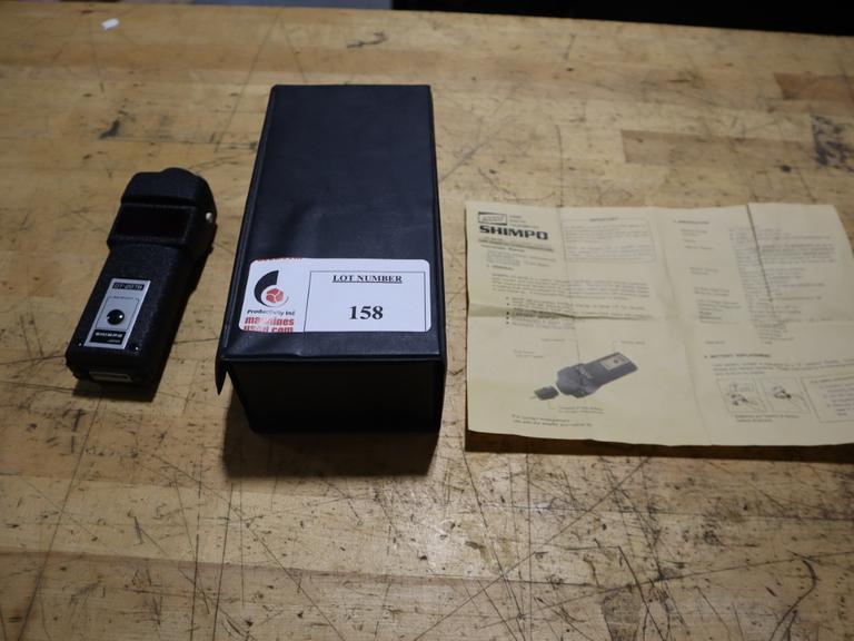 Shimpo DT-207B Tachometer, Electronic with Case