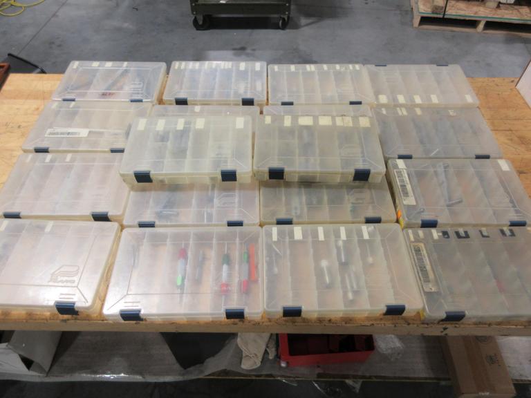 Gauge Pins, Go/No-Go Pin Sets and Holders in Plano Plastic Divider Cases, Various Diameters
