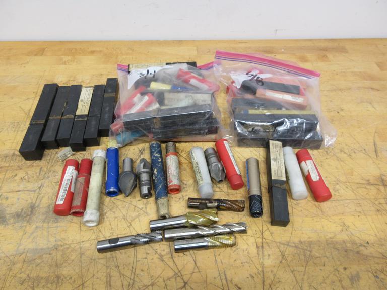 End Mills HSS 5/8" & 3/4" Shank, Mostly 4 Flute Rougers and Finishers, ** Look New NIB Just Old **