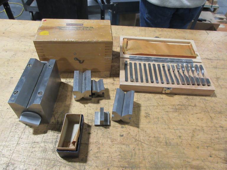 Brown & Sharpe Magnetic Vee Block, Small Vee Blocks, Angle Block Set