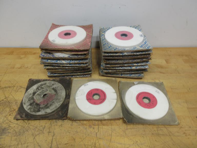 Cincinnati Milacron Surface Grinding Wheelsk | (23pcs) 7" x 1/2" x 1-1/4"  9A80-M6-VL **New In Packages**