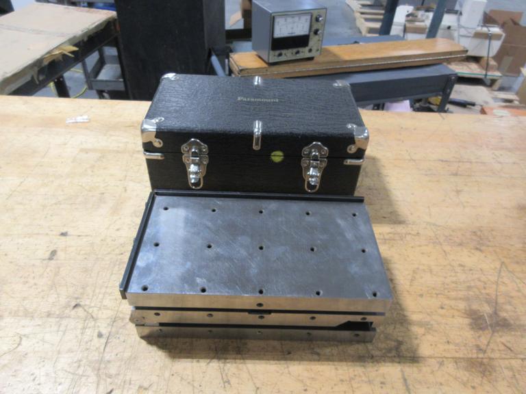 Paramount Precision Ground Compound Angle Sine Plate 11" x 6" x 3.5" with Threaded Mounting Holes, in Protective Case