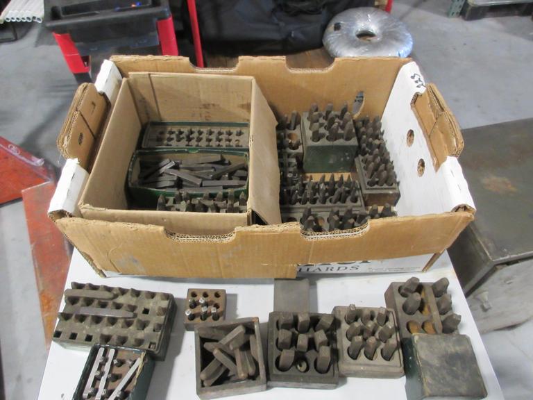 Number and Letter Stamps, Assorted Sizes