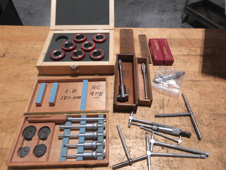 Etalon Small Hole Bore Guage Set .187" -.400", Assorted Telescoping Hole Guages, SPI Master Ring Guages