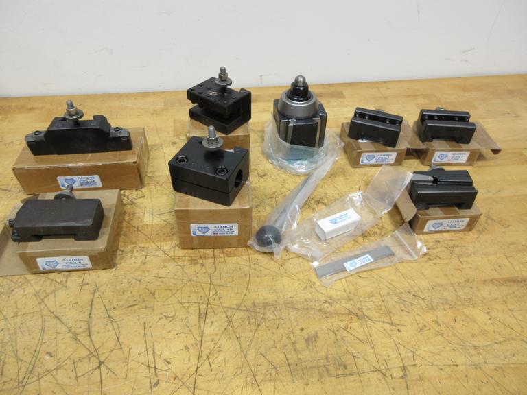 Aloris CXA Tool Post Kit ***New in Packages**, (8pc) Set with Tool Post and Assorted Holders