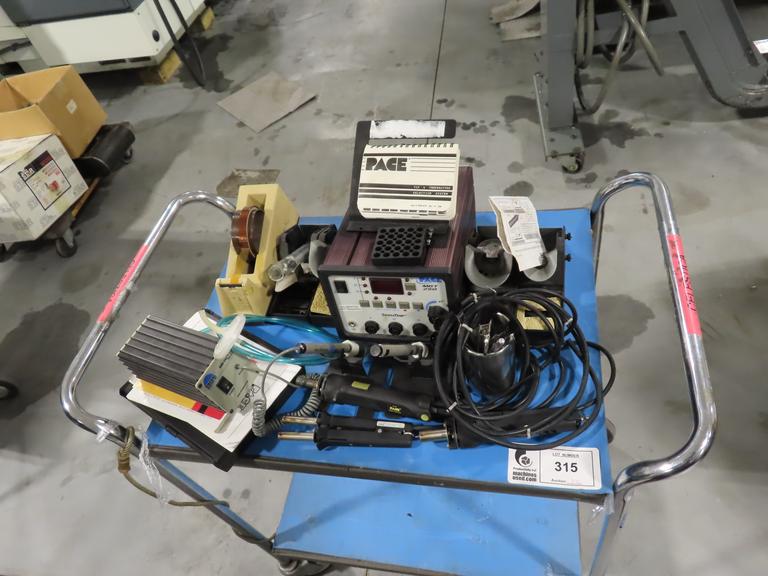 Pace MBT 250 Soldering / Desoldering Station with Cart