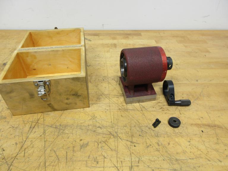 Suburban Tool 5C Collet Master Index Fixture: 7 1/2° Index Increments, 3 5/8 in Centerline Ht, in Wood Case