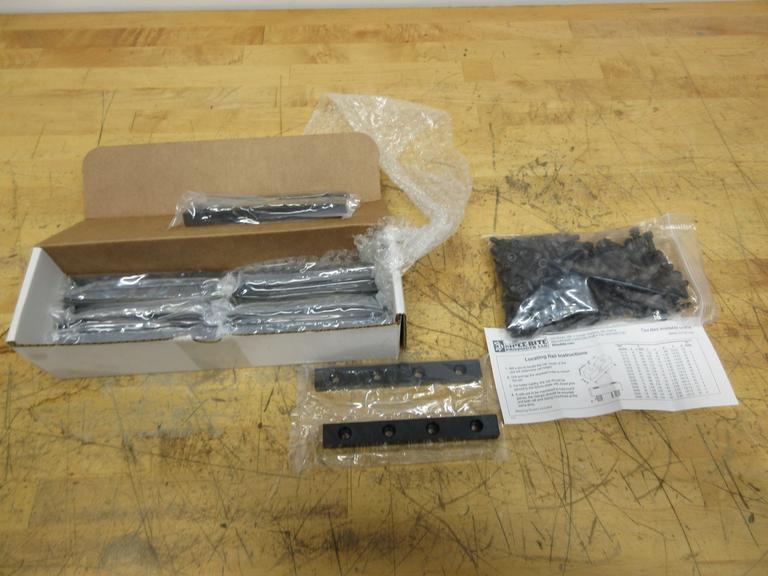 Mitee-Bite 33220 | 1/4-20" Screw Size Locating Rail, 1 Box (16 pcs) with Bag of Screws ** New In Box **