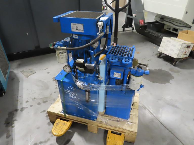 Hydraulic Pumps (2) - (1) 5 HP with Heat Exchanger and (1) 1 HP with Heat Exchanger