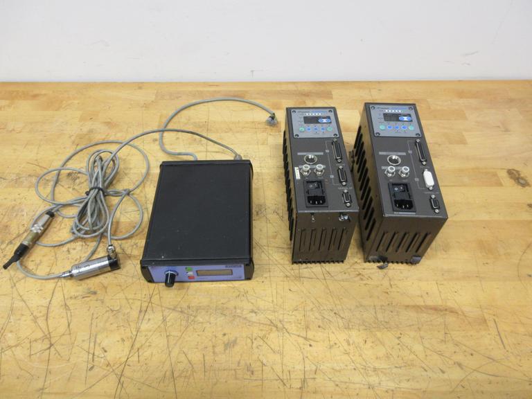 Nakanishi E3000 High Speed Spindle Controllers (2) Model NE211,  and IBag U96500.111 Spindle Controller with Spindle