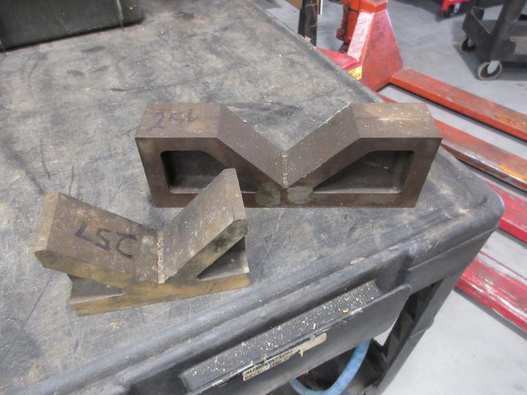 Vee-Blocks Machined (1) 2.5" x 4" x 12",  (1) 2.5" x 4" x 6.375"