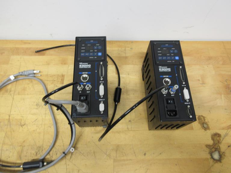 Nakanishi E3000 High Speed Spindle Controllers (2) Model NE211, with 1 Power Cord and Air Tubing