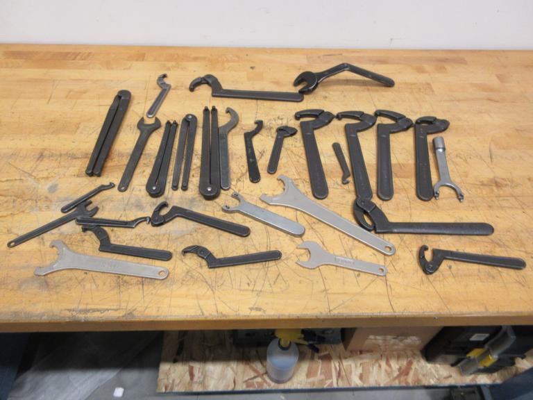 Tool Holder Wrenches, Adjustable/Rigid Spanner, Collet Nut