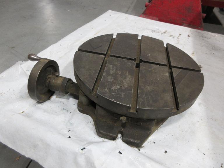 Troyke 18" Manual Rotary Table with T-Slotted Table