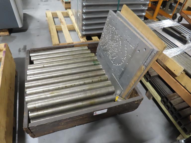 Surplus Material including Steel Round Bar Stock and Aluminum Plates